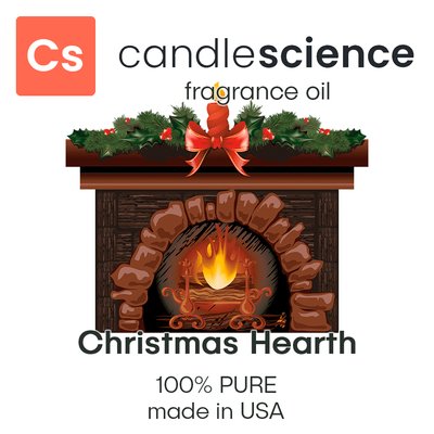 Аромаолія CandleScience - Christmas Hearth (Різдвяне вогнище), 10 мл CS012