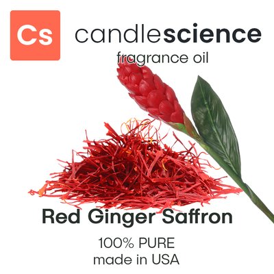 Аромамасло CandleScience - Red Ginger Saffron (Красный имбирь со шафраном), 5 мл CS075