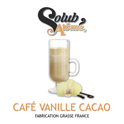 Ароматизатор Solub Arome - Café vanille cacao (Заварна кава з нотками ванілі та какао), 10 мл SA016
