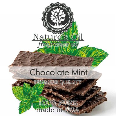 Аромамасло Nature's Oil - Chocolate Mint (Шоколадная мята), 100 мл NO19