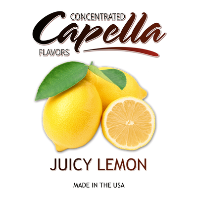 Ароматизатор Capella - Juicy Lemon (Сочный Лимон), 5 мл CP096