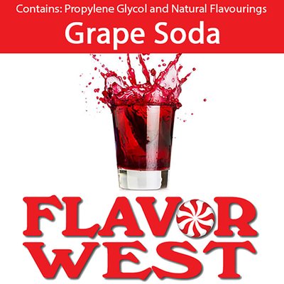 Ароматизатор FlavorWest - Grape Soda (Газована вода зі смаком винограду), 5 мл FW070