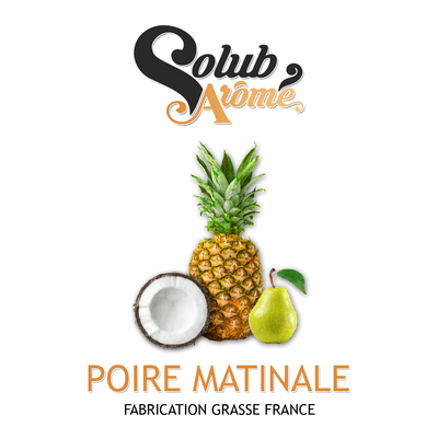 Ароматизатор Solub Arome - Poire matinale (Ромова груша з кокосом та ананасом), 10 мл SA098