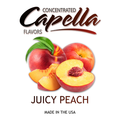 Ароматизатор Capella - Juicy Peach (Соковитий Персик), 10 мл CP098