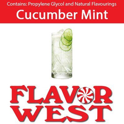 Ароматизатор FlavorWest - Сucumber Mint (Огірок з м'ятою), 50 мл FW060