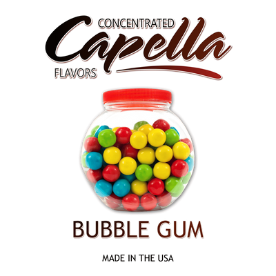 Ароматизатор Capella - Bubble Gum (Жувальна Гумка), 10 мл CP018