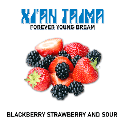 Ароматизатор Xian - Blackberry Strawberry and Sour (Кисла полуниця з ожиною), 100 мл XT010