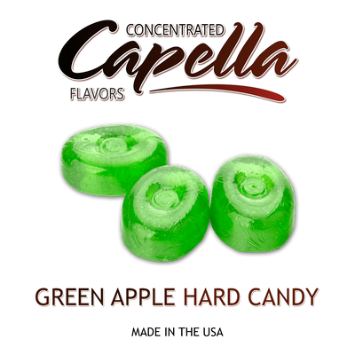 Ароматизатор Capella - Green Apple Hard Candy (Яблочная конфета), 5 мл CP080