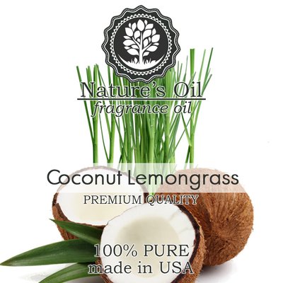 Аромамасло Nature's Oil Coconut Lemongrass (Кокосовий лимонник), 100 мл NO24