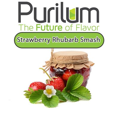 Ароматизатор Purilum - Strawberry Rhubarb Smash (Спелая клубника с сильной нотой ревеня), 5 мл PU033