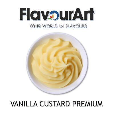 Ароматизатор FlavourArt - Vanilla Custard Premium (Ванільний заварний крем), 100 мл FA119