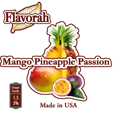 Ароматизатор Flavorah - Mango Pineapple Passion (Манго, Маракуя, Ананас), 100 мл FLV53