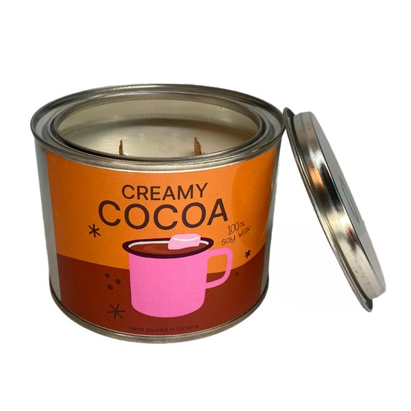 Ароматична свічка Creamy Cocoa (Зливкове какао), 500 мл RR005