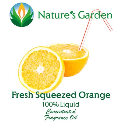 Аромамасло Nature's Garden - Fresh Squeezed Orange (Свежевыжатый апельсин), 5 мл