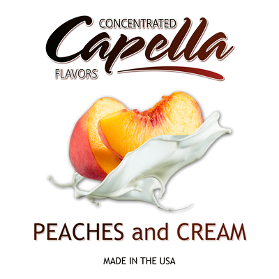 Ароматизатор Capella - Peaches and Cream (Персики с Кремом), 5 мл CP122