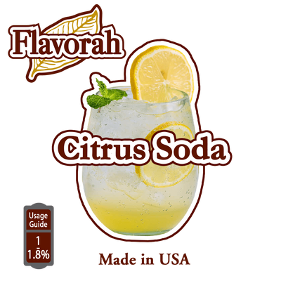 Ароматизатор Flavorah - Citrus Soda (Смесь цитрусовых), 5 мл FLV41