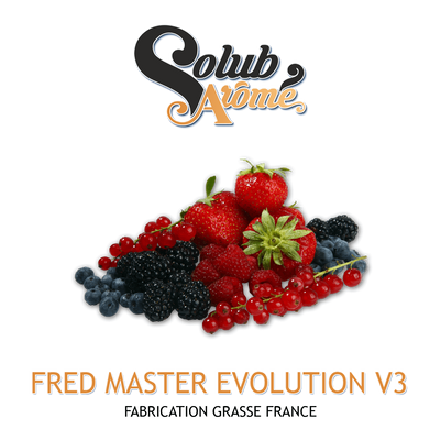 Ароматизатор Solub Arome - Fred Master Evolution v3 (Мікс лісових ягід з яскравими нотками чорної смородини), 50 мл SA053