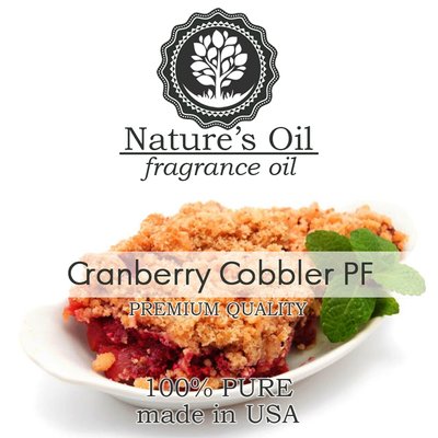 Аромамасло Nature's Oil - Cranberry Cobbler PF (Клюквенный пирог), 5 мл NO28