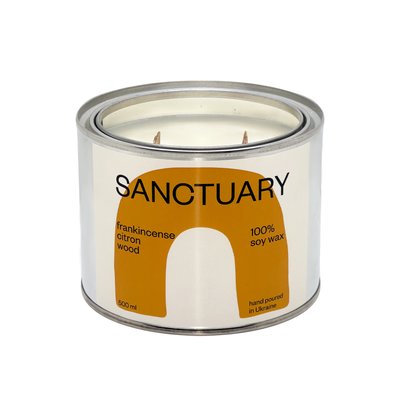Ароматическая свеча Sanctuary (Ладан, цитрон, деревина), 500 мл RR015