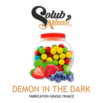 Ароматизатор Solub Arome - Demon In The Dark (Чорниця, полуниця та жуйка), 50 мл SA044