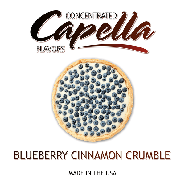 Ароматизатор Capella - Blueberry Cinnamon Crumble (Чорничний Пиріг), 10 мл CP013