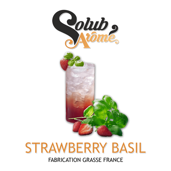 Ароматизатор Solub Arome - Strawberry Basil (Полуниця з базиліком), 5 мл SA114