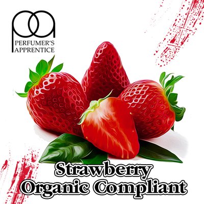 Ароматизатор TPA/TFA - Strawberry Organic Compliant (Органічна Полуниця), 100 мл ТП0244