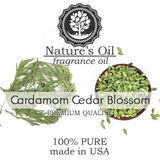 Аромамасло Nature's Oil - Cardamom Cedar Blossom (Кедр и кардамон), 5 мл NO17