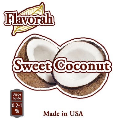 Ароматизатор Flavorah - Sweet Coconut (Солодкий кокос), 30 мл FLV28