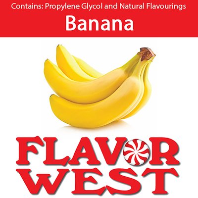 Ароматизатор FlavorWest - Banana (Банан), 10 мл FW006