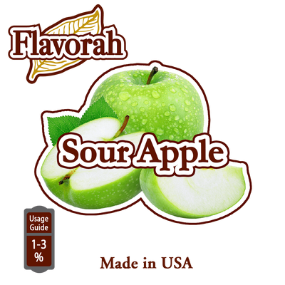 Ароматизатор Flavorah - Sour Apple (Кисле яблуко), 50 мл FLV65