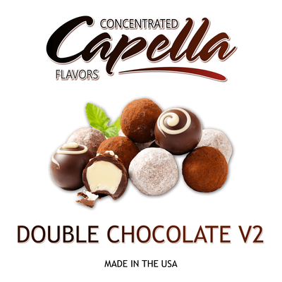Ароматизатор Capella - Double Chocolate v2 (Подвійний шоколад), 10 мл CP056