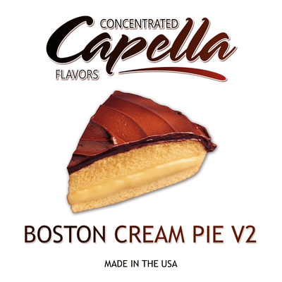 Ароматизатор Capella - Boston Cream Pie v2 (Бостонский Кремовый Пирог), 30 мл CP017