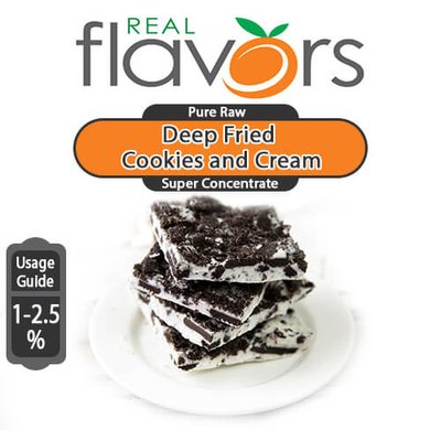 Ароматизатор Real Flavors - Deep Fried Cookies and Cream (Смажене печиво та крем), 30 мл RF024-30