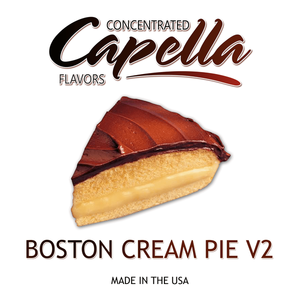 Ароматизатор Capella - Boston Cream Pie v2 (Бостонский Кремовый Пирог), 5 мл CP017