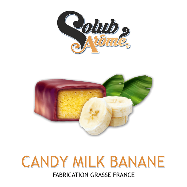 Ароматизатор Solub Arome - Candy Milk Banane (Молочна цукерка з бананом), 50 мл SA018