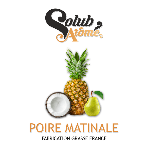 Ароматизатор Solub Arome - Poire matinale (Ромова груша с кокосом и ананасом), 5 мл SA098