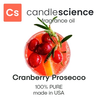 Аромамасло CandleScience - Cranberry Prosecco (Клюквенное просекко), 5 мл CS015